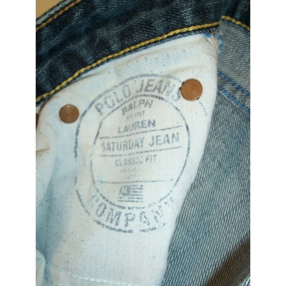 Ralph Lauren Polo Saturday Jeans 8 Classic Fit Straight Leg 29 x 32 1/2 - Picture 3 of 9